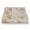 Neutral Barn Star Pattern Coral Fleece Blanket